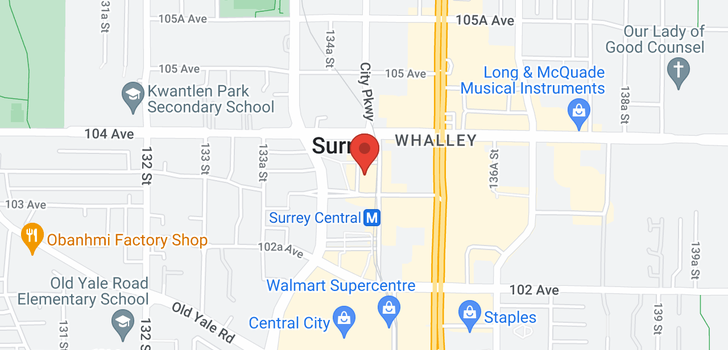 map of 3310 13495 CENTRAL AVENUE